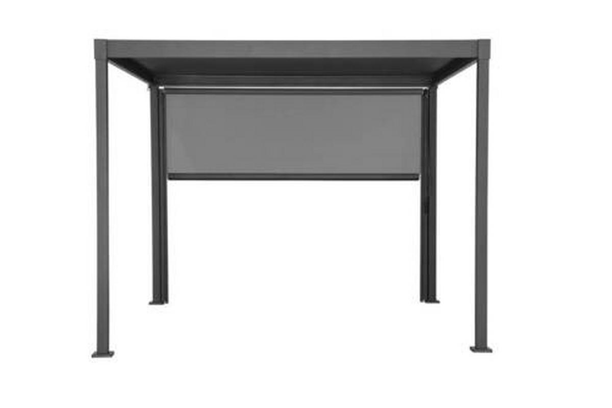 PERGOLA-ROLLO   - Anthrazit/Grau, Basics, Textil/Metall (279/224cm) - Gardenson