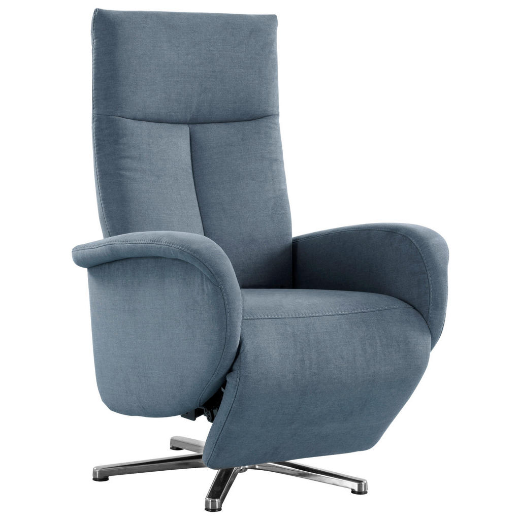 Thumbnail - Sit & More Relaxsessel, Hellblau, Textil, 75x112x82 cm, Goldenes M, Oeko-Tex® Standard 100, Made in Europe, DGM-Klimapak...