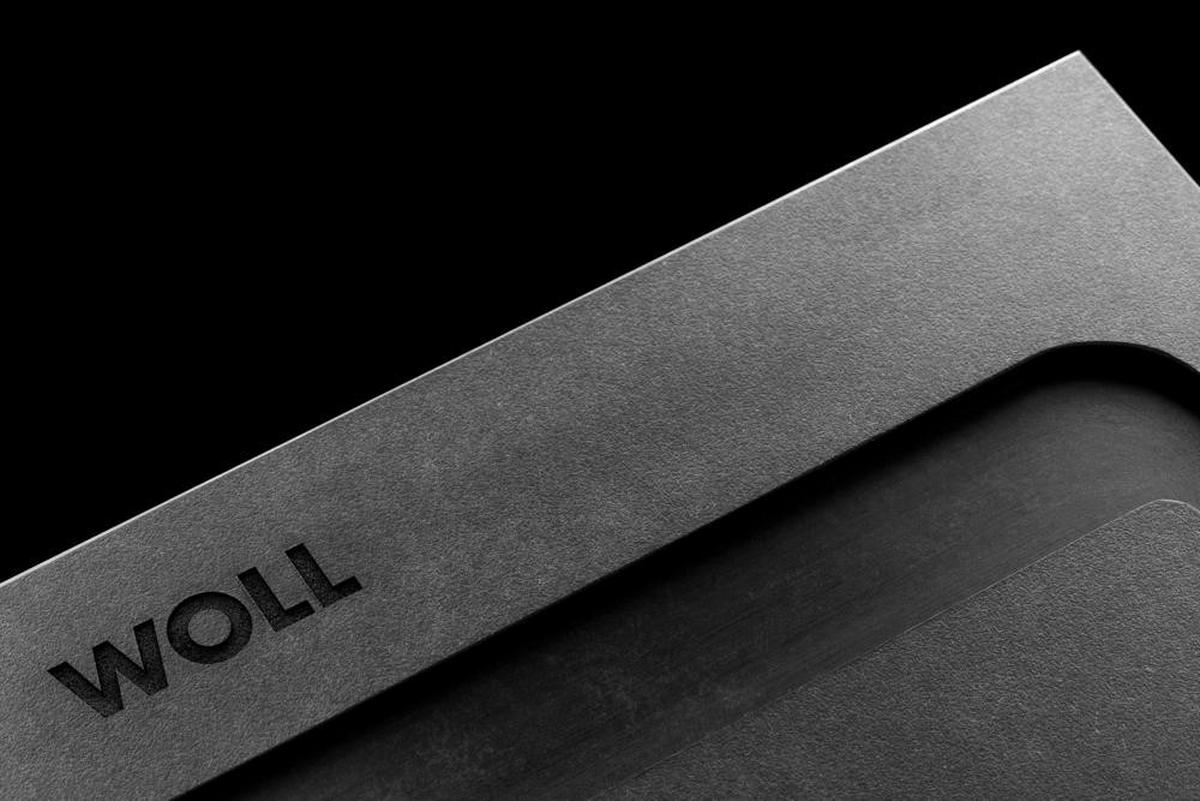 SCHNEIDEBRETT Cut & Serve  - Dunkelgrau/Anthrazit, Basics (35/25/0,7cm) - WOLL