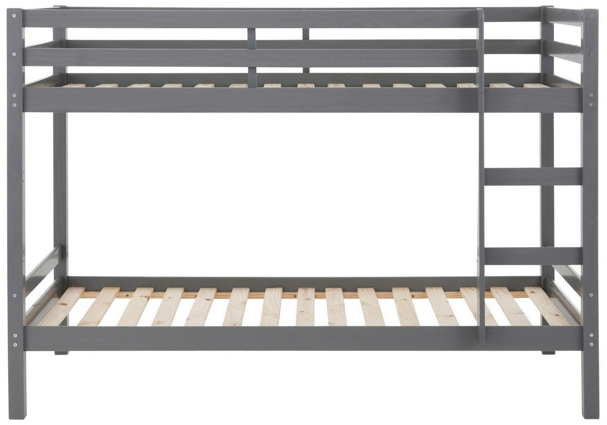ETAGENBETT 90/200 cm Grau  - Grau, MODERN, Holz (90/200cm) - MID.YOU