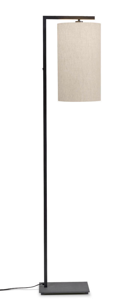 STEHLEUCHTE 35/160 cm    - Beige/Schwarz, Basics, Textil/Metall (35/160cm) - It's about Romi