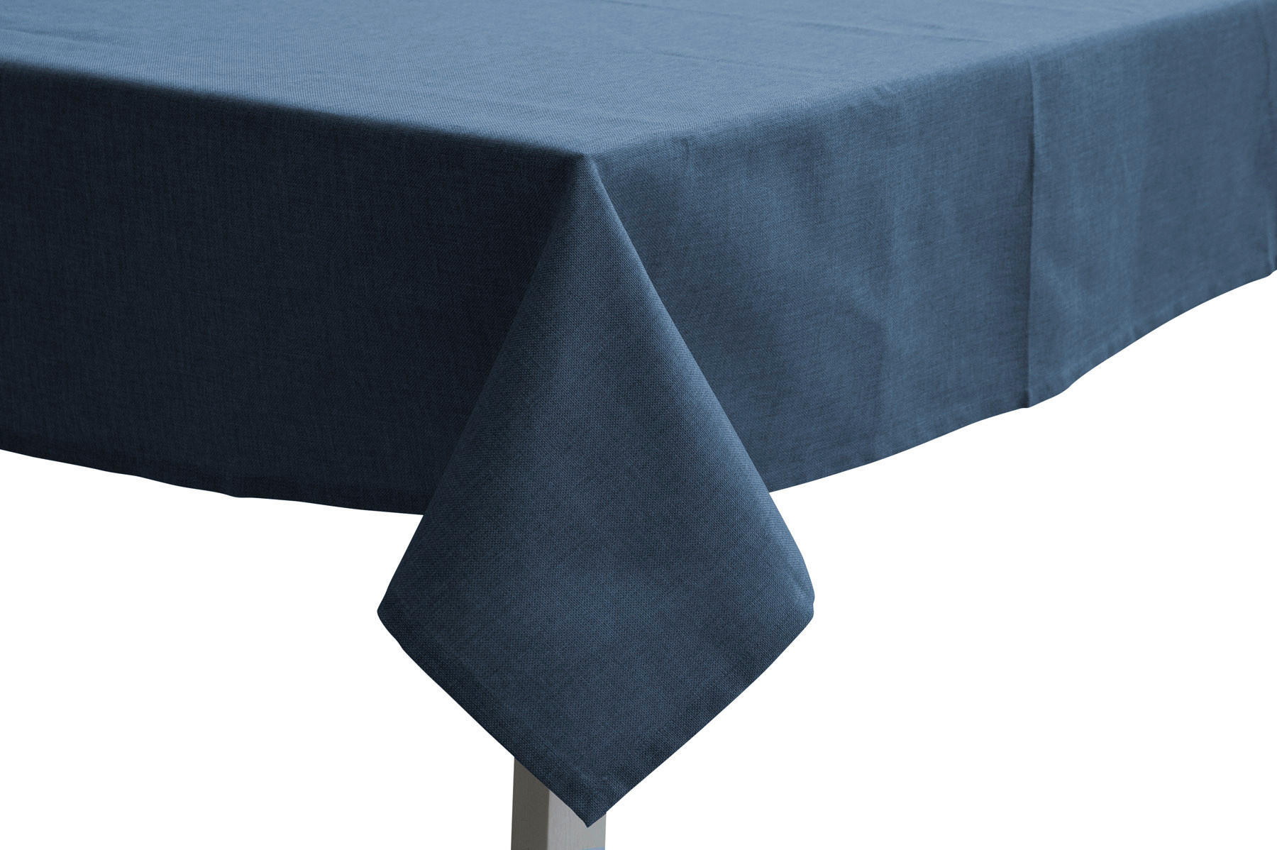 TISCHDECKE 150/250 cm - Blau, Basics, Textil (150/250cm)