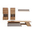 WOHNWAND in Schlammfarben, Buchefarben - Edelstahlfarben/Schlammfarben, Natur, Glas/Holz (279/185/47cm) - Valnatura WOHNWAND in Schlammfarben, Buchefarben - Edelstahlfarben/Schlammfarben, Natur, Glas/Holz (279/185/47cm) - Valnatura