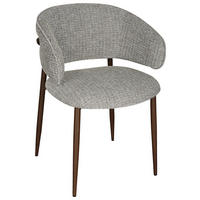 ARMLEHNSTUHL  Stoffauswahl Webstoff  Braun, Walnussfarben  - Walnussfarben/Braun, Design, Textil/Metall (58/81/60cm) - Novel