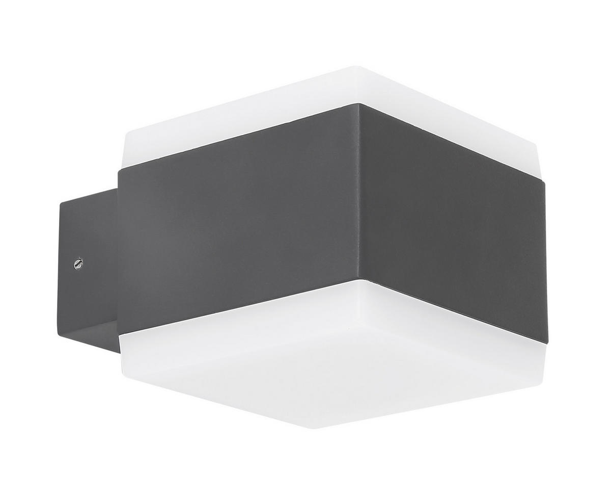 VÄGGLAMPA FÖR UTOMHUS - Basics, metall/plast (11/9cm) - Globo