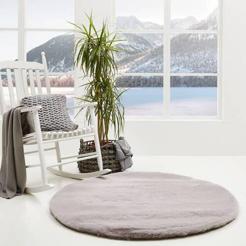 HOCHFLORTEPPICH 120 cm Grau  - Grau, Design, Textil (120cm) - Novel
