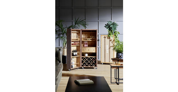 KOMMODE 49/125/53 cm - Braun, KONVENTIONELL, Holzwerkstoff/Kunststoff (49/125/53cm) - Ambia Home