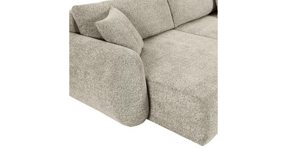 BIGSOFA Flachgewebe Mintgrün  - Schwarz/Mintgrün, KONVENTIONELL, Kunststoff/Textil (250/72/145cm) - Carryhome