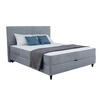 BOXBETT 120/200 cm  in Blau  - Blau/Schwarz, Konventionell, Kunststoff/Textil (120/200cm) - Carryhome