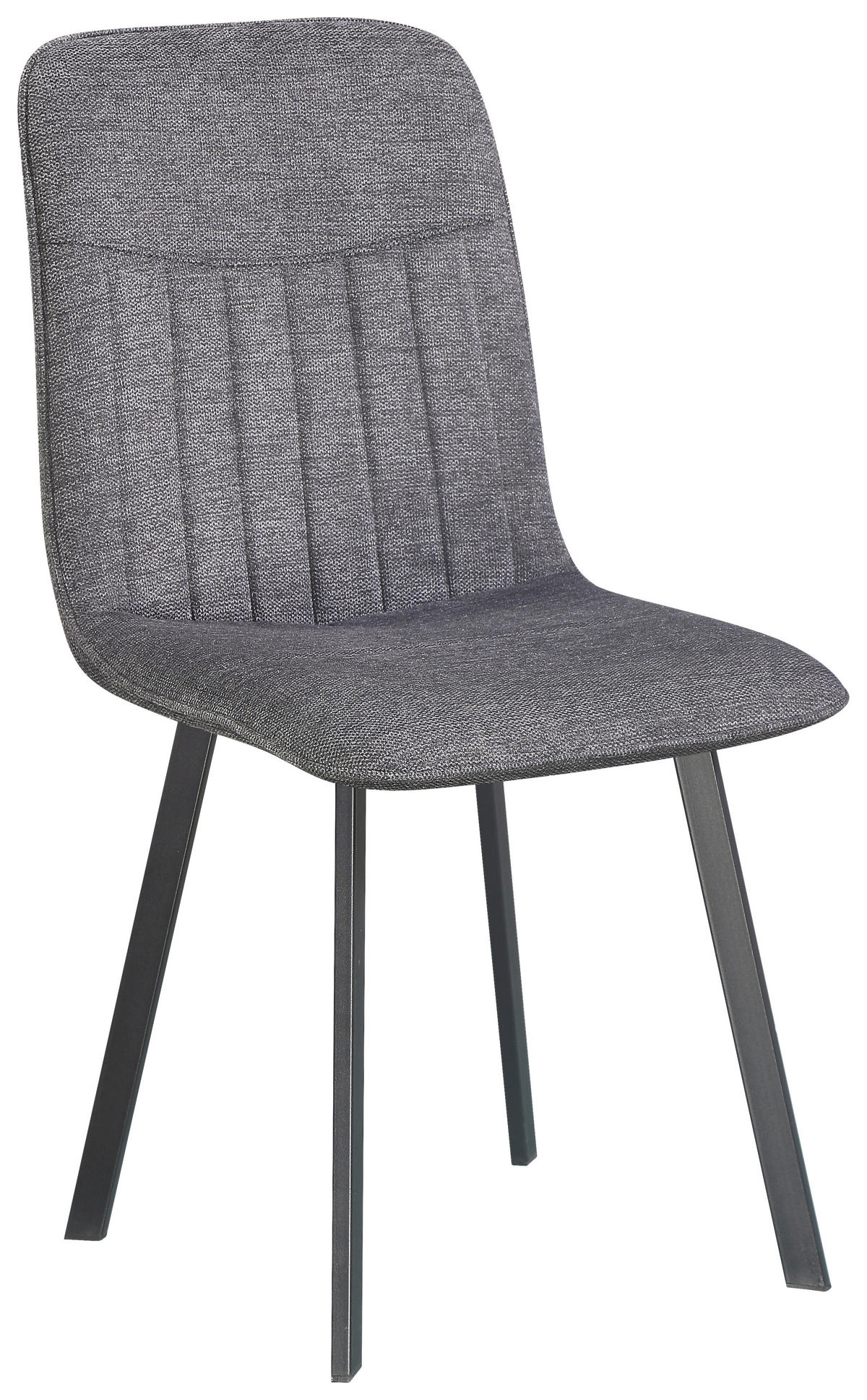 TISCHGRUPPE Grau  - Grau, KONVENTIONELL, Textil/Metall (140/46/75/88/80/57cm) - MID.YOU