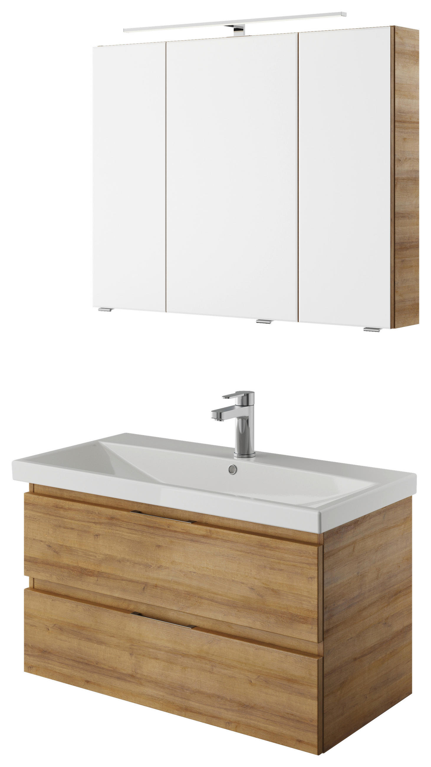 Pelipal Badezimmer Serie 4035 Eiche 90 cm
