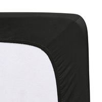 SPANNLEINTUCH 180-200/200-220 cm Jersey  - Schwarz, Basics, Textil (180-200/200-220cm) - Florella