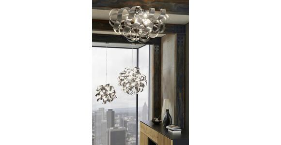LED-DECKENLEUCHTE - Alufarben, Design, Metall (70/40cm) - Ambiente