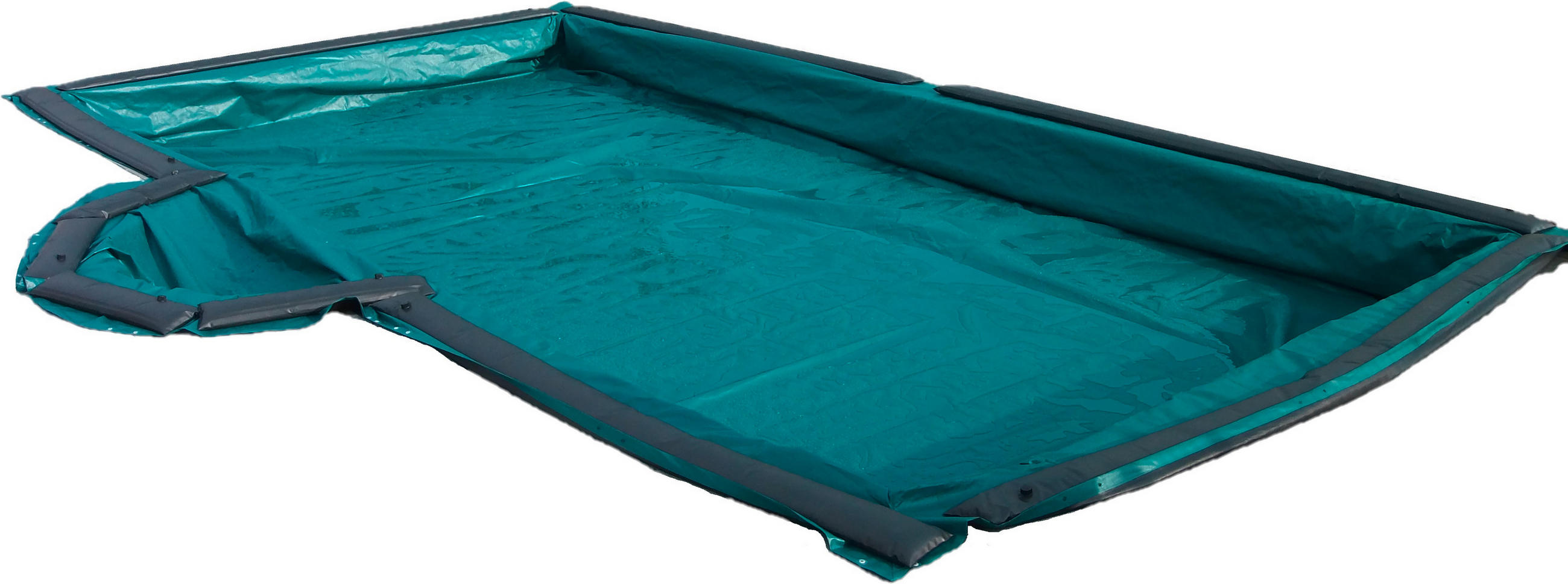 POOLABDECKPLANE  - Grün, Basics, Kunststoff