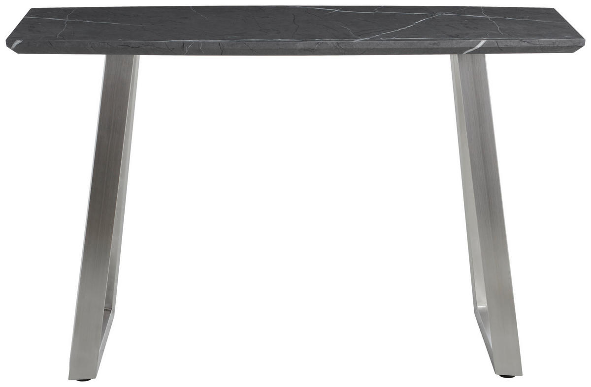 KONSOLENTISCH in Metall, Holzwerkstoff 120/40/76 cm    - Edelstahlfarben/Grau, MODERN, Holzwerkstoff/Metall (120/40/76cm) - MID.YOU