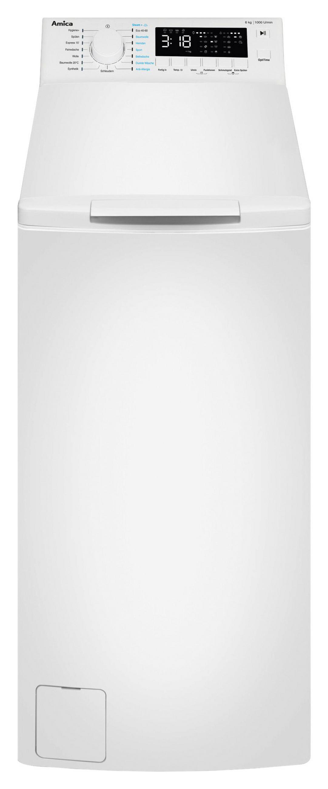 WASCHMASCHINE WT 461 711   - Weiß, Basics, Metall (40,0/88,0/61,0cm) - Amica