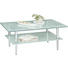 COUCHTISCH in Metall, Glas 110/65/44,5 cm - Chromfarben/Transparent, KONVENTIONELL, Glas/Metall (110/65/44,5cm) - Xora COUCHTISCH in Metall, Glas 110/65/44,5 cm - Chromfarben/Transparent, KONVENTIONELL, Glas/Metall (110/65/44,5cm) - Xora