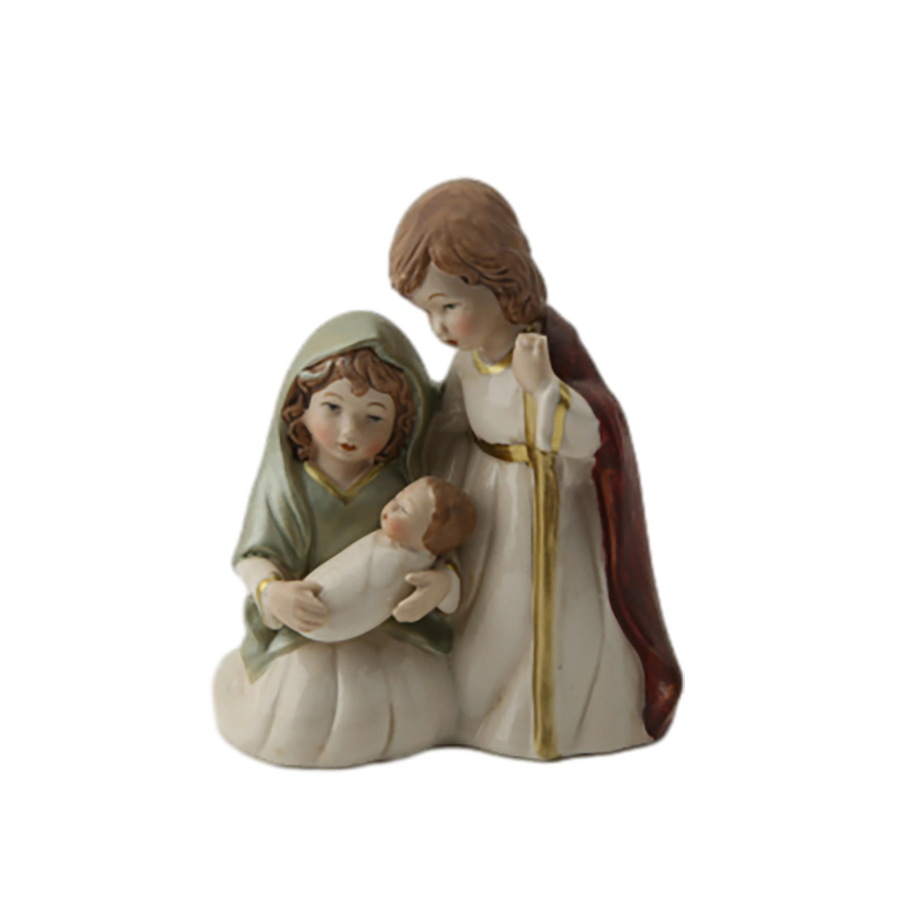 DEKOENGEL - Rot/Grün, LIFESTYLE, Keramik (10,2/12/5,7cm) - X-Mas