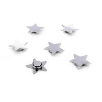 MAGNETSET  - Silberfarben, Basics, Metall (1,5/0,5cm)