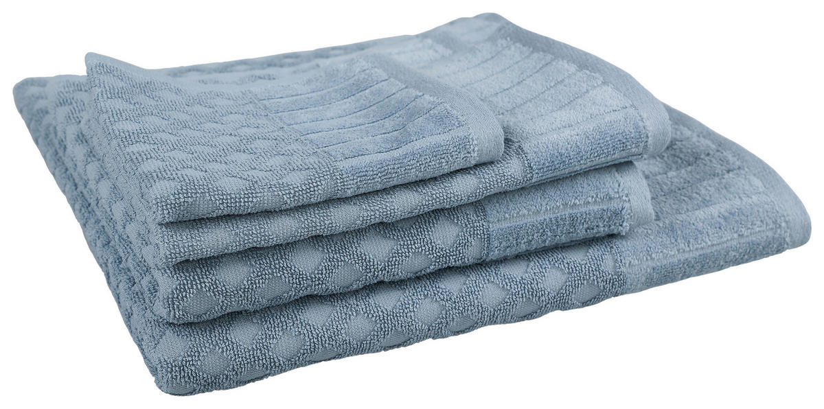 DUSCHTUCH 70/140 cm  - Blau, Basics, Textil (70/140cm) - Dieter Knoll