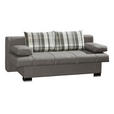 SCHLAFSOFA Helen in Grau  - Wengefarben/Alufarben, KONVENTIONELL, Holz/Textil (200/80/94cm) - Novel