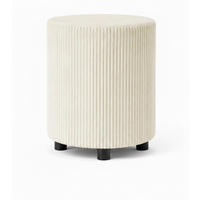 POUF Beige Textil  - Beige, Design, Textil (38/46/38cm) - MID.YOU