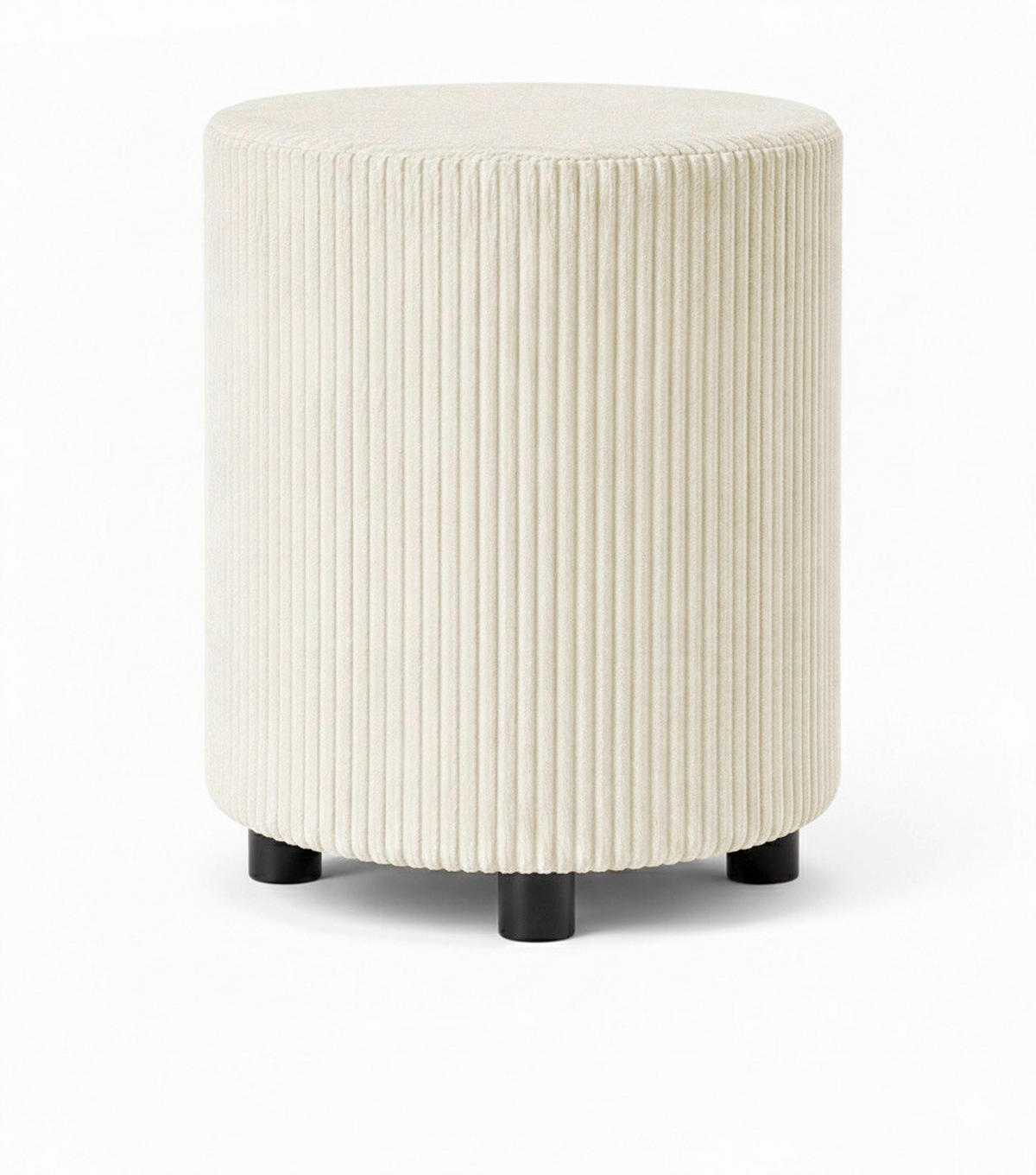 POUF Beige Textil  - Beige, Design, Textil (38/46/38cm) - MID.YOU