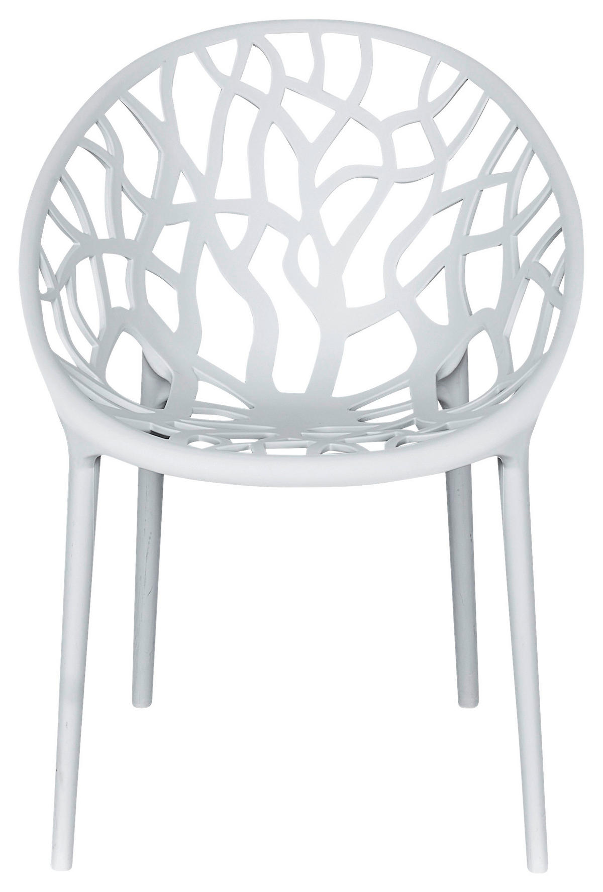 STAPELSTUHL Weiß  - Weiß, Design, Kunststoff (60,5/79/58cm) - Ambia Garden