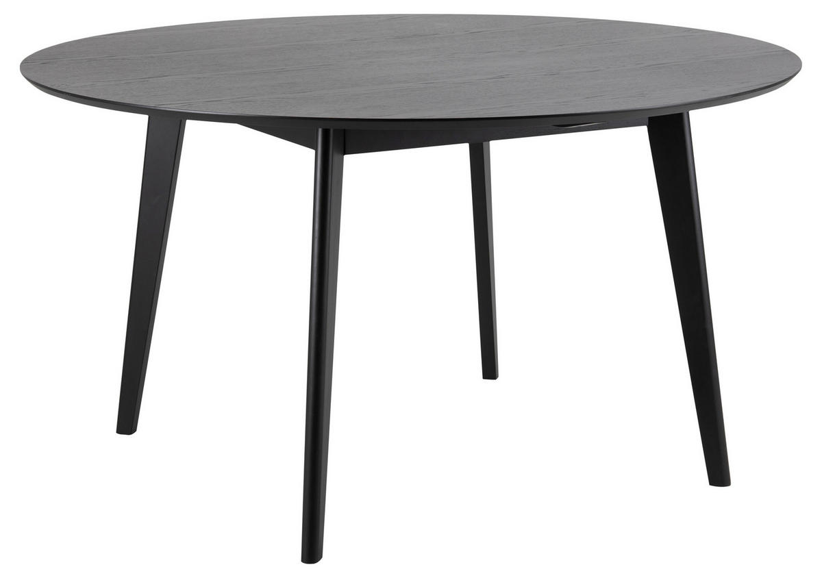 JEDILNA MIZA, črna  - črna, Konvencionalno, leseni material (140/76cm) - Livetastic