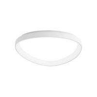 LED-DECKENLEUCHTE Quirk 42/7 cm   - Weiß, KONVENTIONELL, Kunststoff/Metall (42/7cm) - Fabas Luce