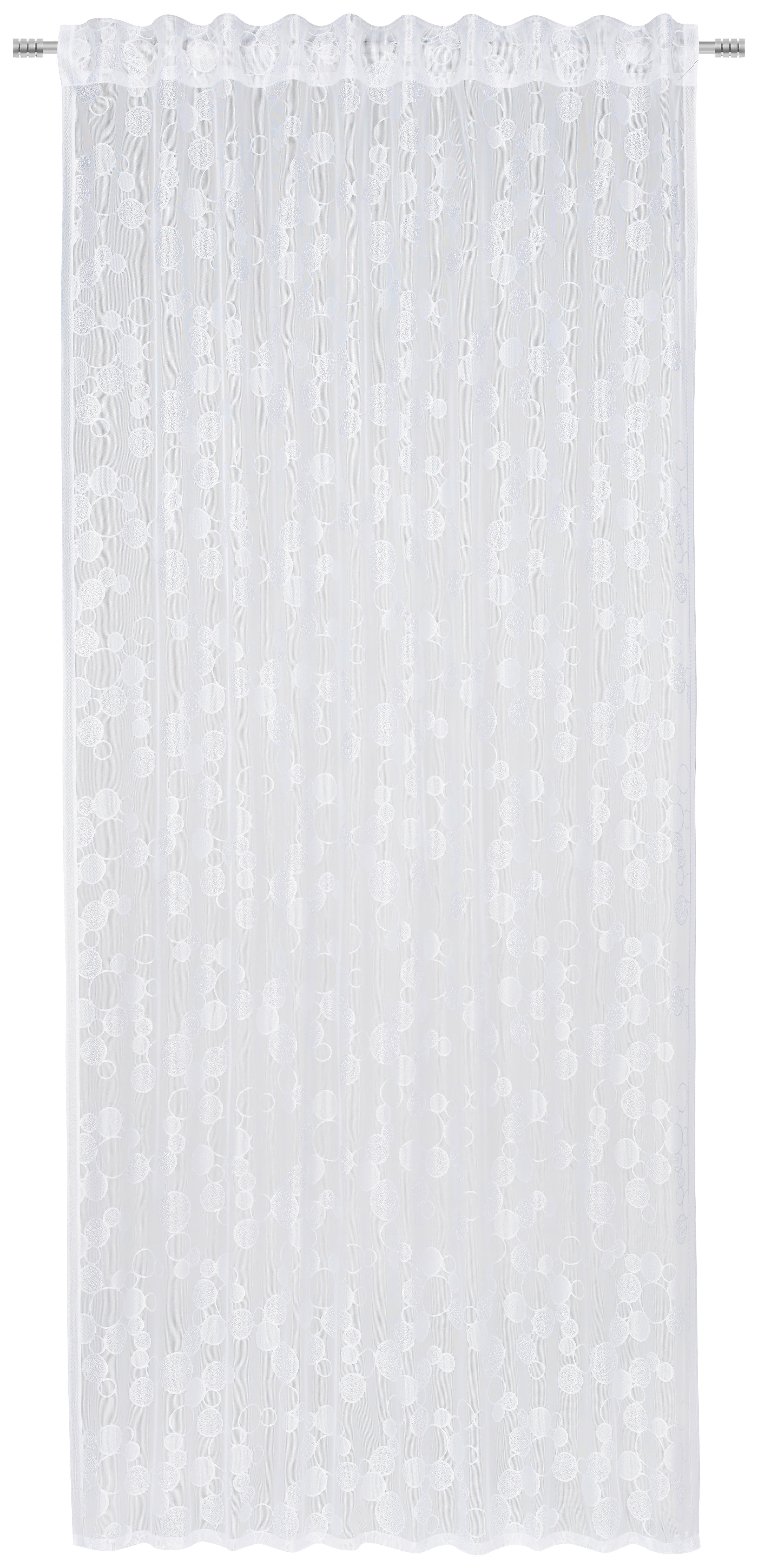 FERTIGVORHANG SOLAIA 140/245 cm   - Weiß, Basics, Textil (140/245cm) - Esposa