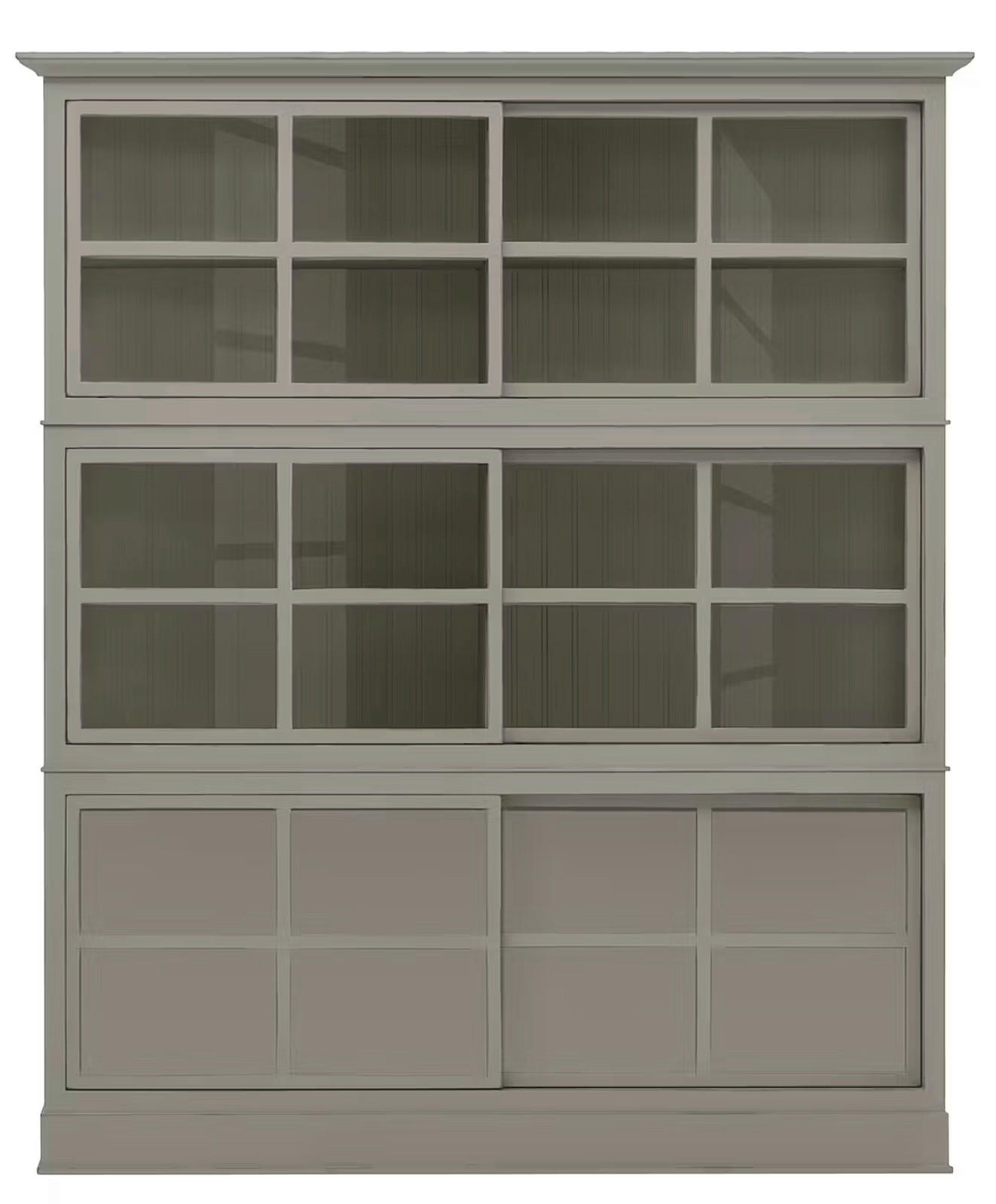HIGHBOARD UrbanClass in 190,5/219,5/49 cm - Grau, LIFESTYLE, Glas/Holz (190,5/219,5/49cm) - Livetastic