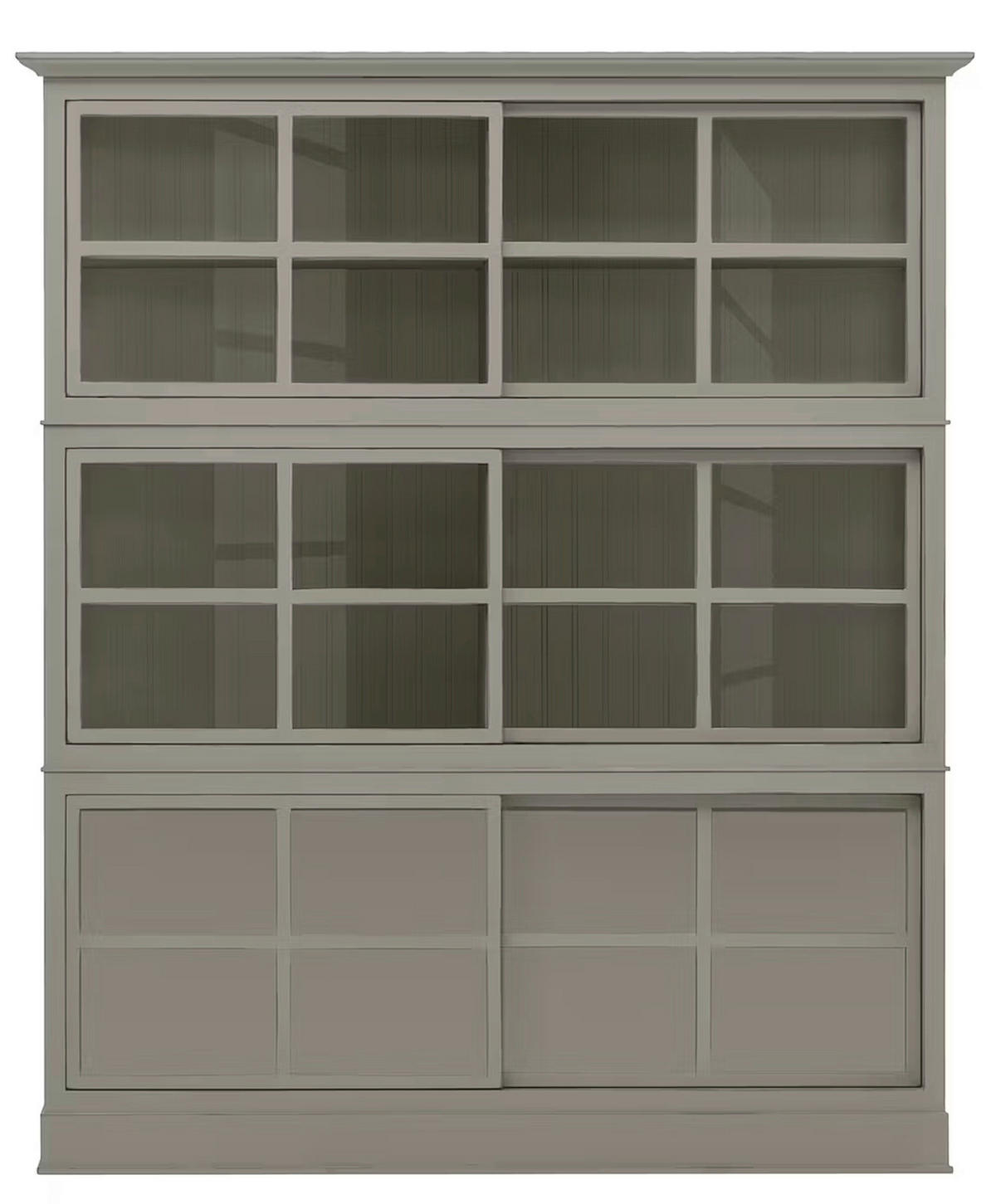 HIGHBOARD UrbanClass  in 190,5/219,5/49 cm  - Grau, LIFESTYLE, Glas/Holz (190,5/219,5/49cm) - Livetastic