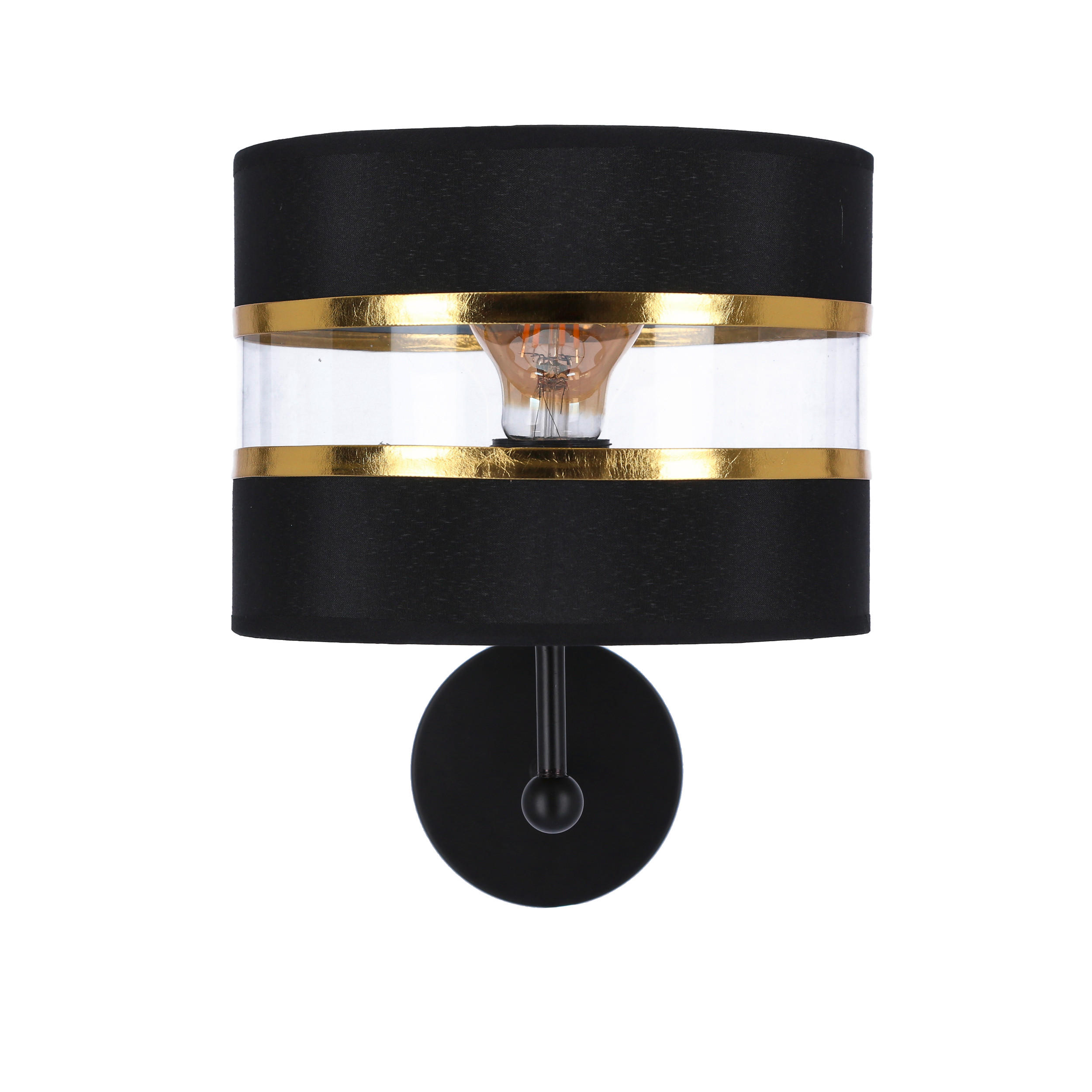 VÄGGLAMPA 26/28/20 cm   - svart, Design, metall (26/28/20cm)