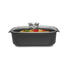 PEKÁČ - černá/čiré, Konvenční, kov/sklo (41/25,6/10cm) - Homeware PEKÁČ - černá/čiré, Konvenční, kov/sklo (41/25,6/10cm) - Homeware