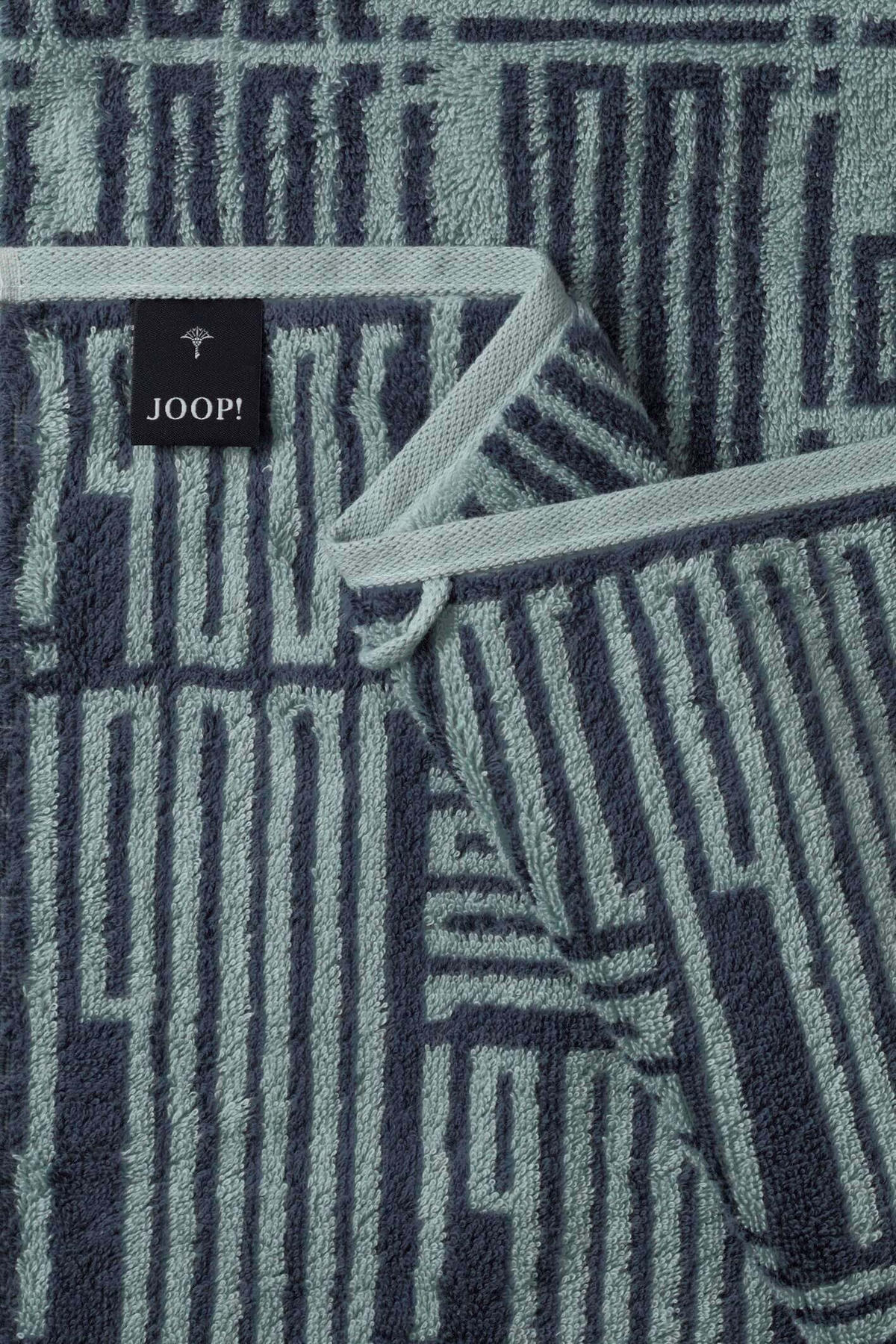DUSCHTUCH Bars 80/150 cm  - Blau, Basics, Textil (80/150cm) - Joop!