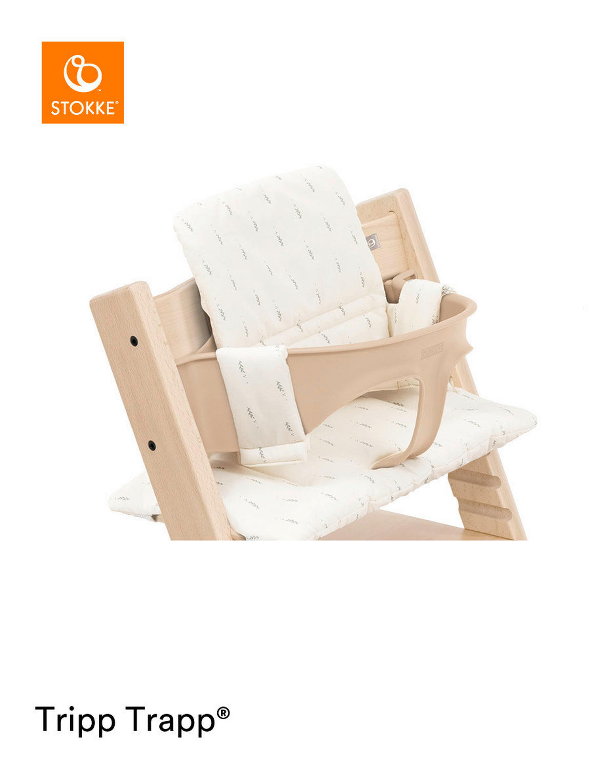 HOCHSTUHL-SET Tripp Trapp Bundles  - Naturfarben, Basics, Holz (83/57/46cm) - Stokke