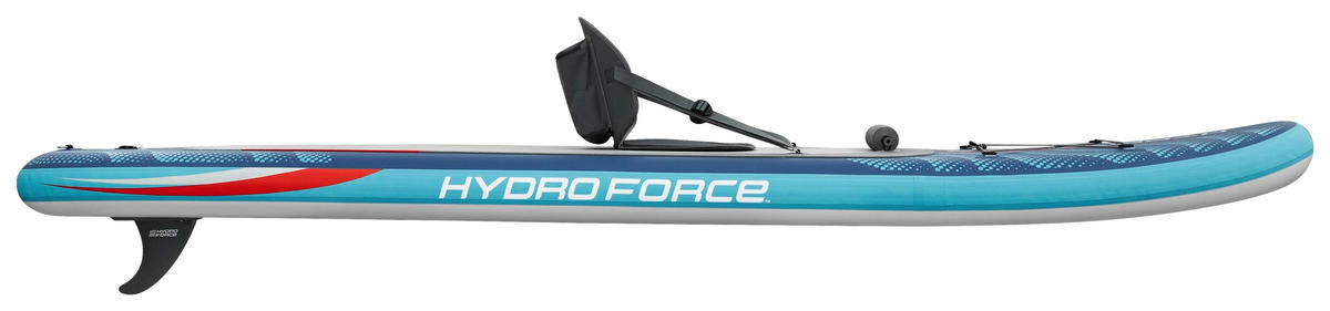 STAND-UP PADDLE BOARD HYDRO-FORCE  - Blau/Grau, KONVENTIONELL, Kunststoff/Metall (305/84/15cm) - Bestway