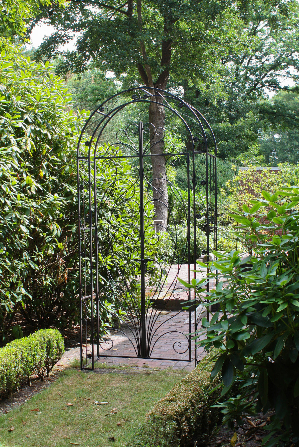 ROSENBOGEN - Schwarz, Basics, Metall (108/229/40cm) - Gardenson
