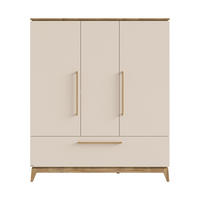 BABYKLEIDERSCHRANK Stiene  - Eichefarben/Beige, Basics, Holzwerkstoff (170,70/200/57,20cm) - Paidi