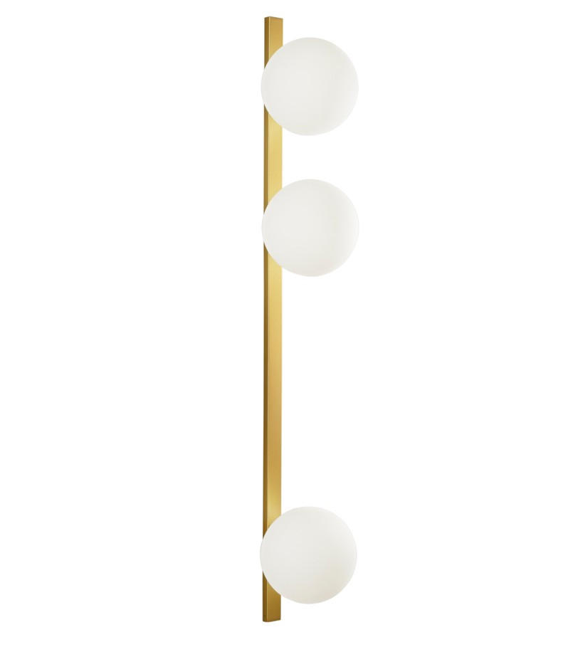 Luce ambiente Design Wandleuchte Luce Ambiente e Design Weiß, Gold 90 cm