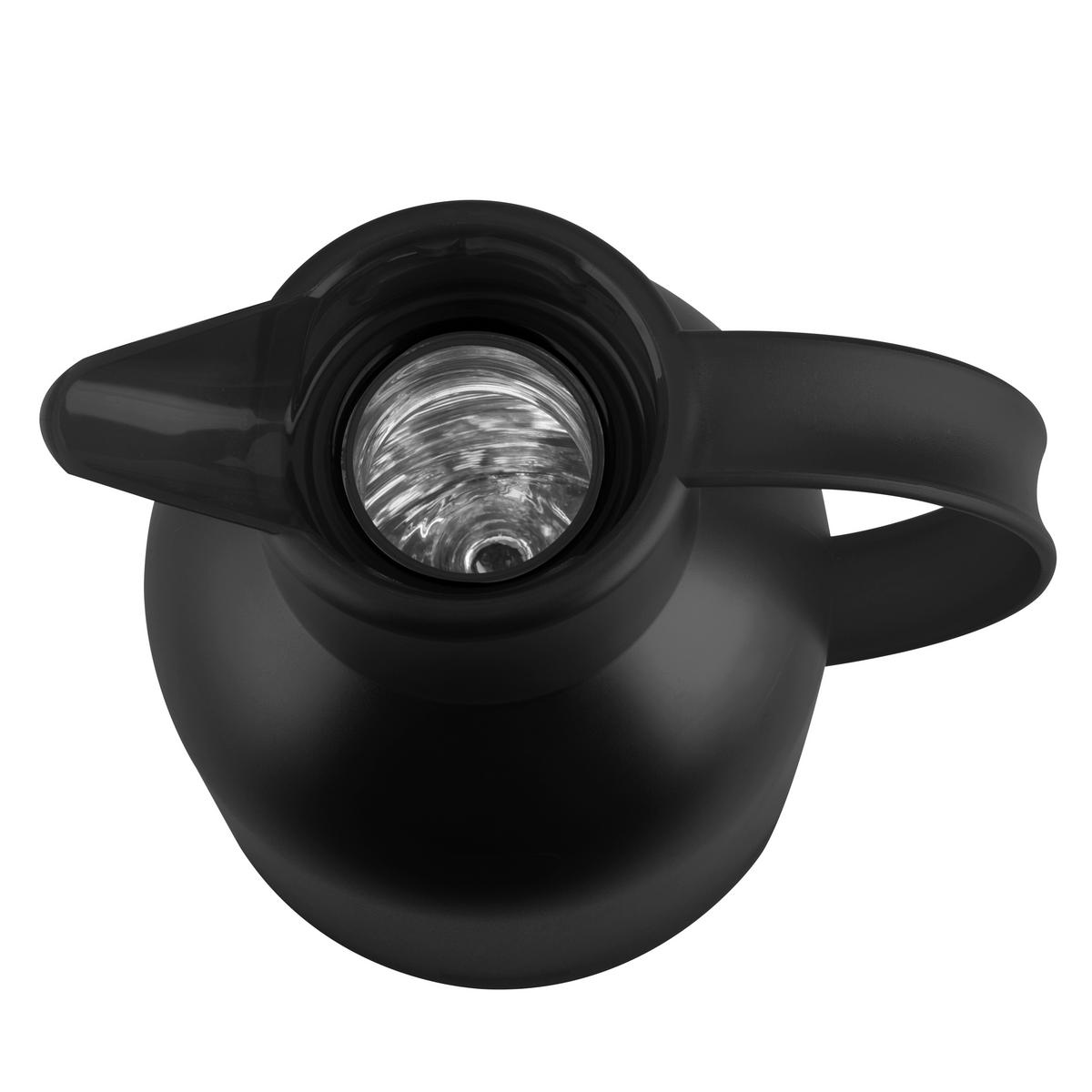 ISOLIERKANNE SAMBA 1 L  - Schwarz, Basics, Kunststoff (1l) - Emsa