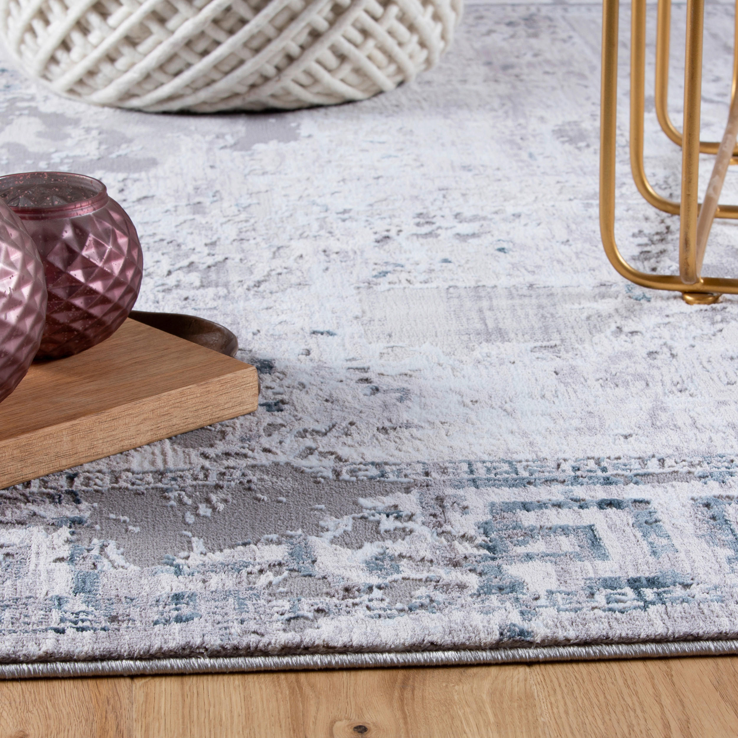COVOR ȚESUT My Opal  - taupe, Design, textil (80/150cm) - Novel