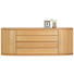 SIDEBOARD Buche furniert, massiv lackiert Buchefarben - Buchefarben/Schwarz, KONVENTIONELL, Holz/Kunststoff (210/77,5/48,7cm) - Musterring