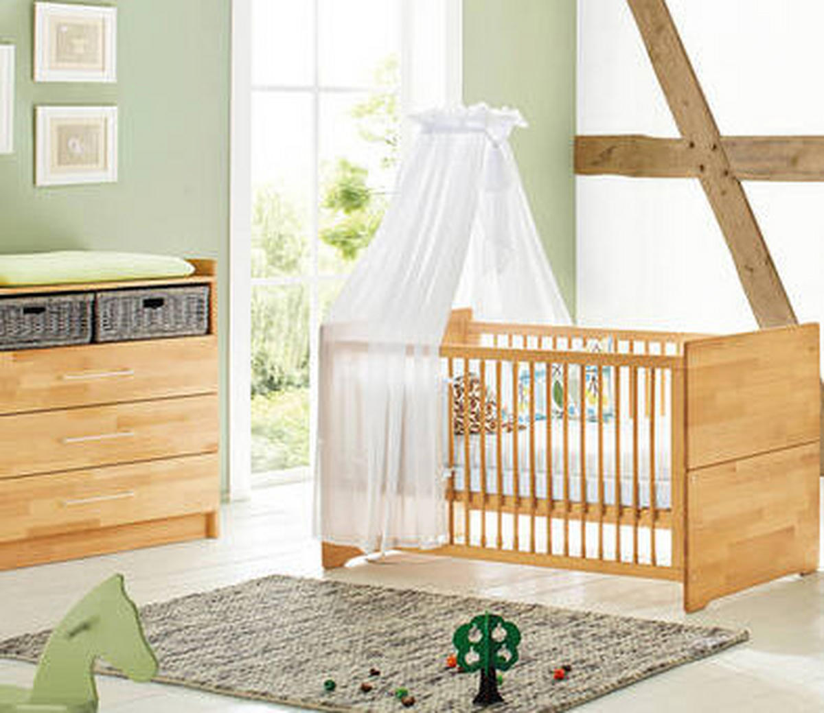 BABYZIMMER PINOLINO NATURA  - Buchefarben, Natur, Holz - Pinolino