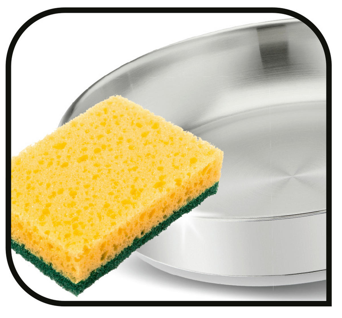 PFANNENSET VIRTUOSO Edelstahl 2-teilig  - Edelstahlfarben, Basics, Metall (49,5/32,5/9,0cm) - Tefal