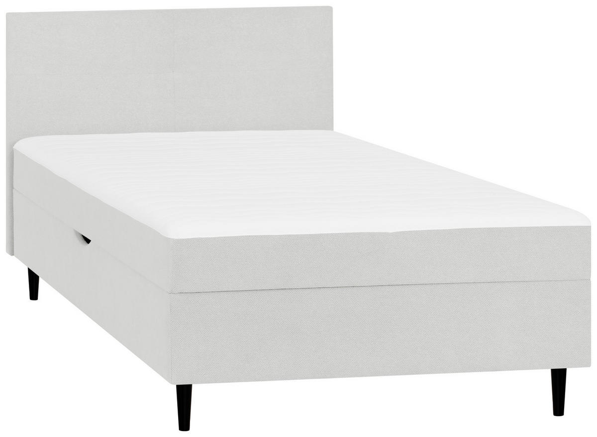 BOXBETT 120/200 cm  in Grau  - Grau, KONVENTIONELL, Textil (120/200cm) - P & B