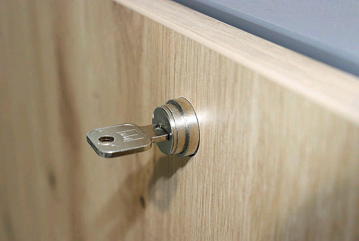 MINI-OFFICE in verschiedenen Holz-Dekoren erhältlich, Beleuchtung, Beimöbel erhältlich Eichefarben, Graphitfarben - Eichefarben/Graphitfarben, KONVENTIONELL, Holzwerkstoff (120/65/26cm) - Venda