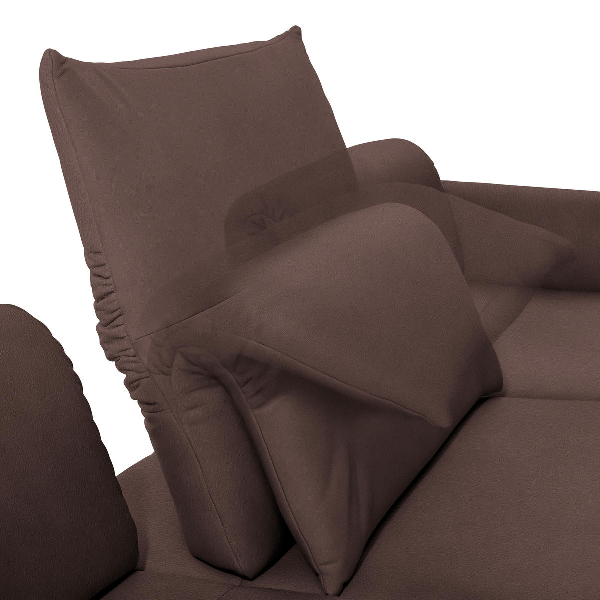 ECKSOFA in Echtleder Braun  308/173 cm  - Anthrazit/Braun, Design, Leder/Metall (308/173cm) - Joop!