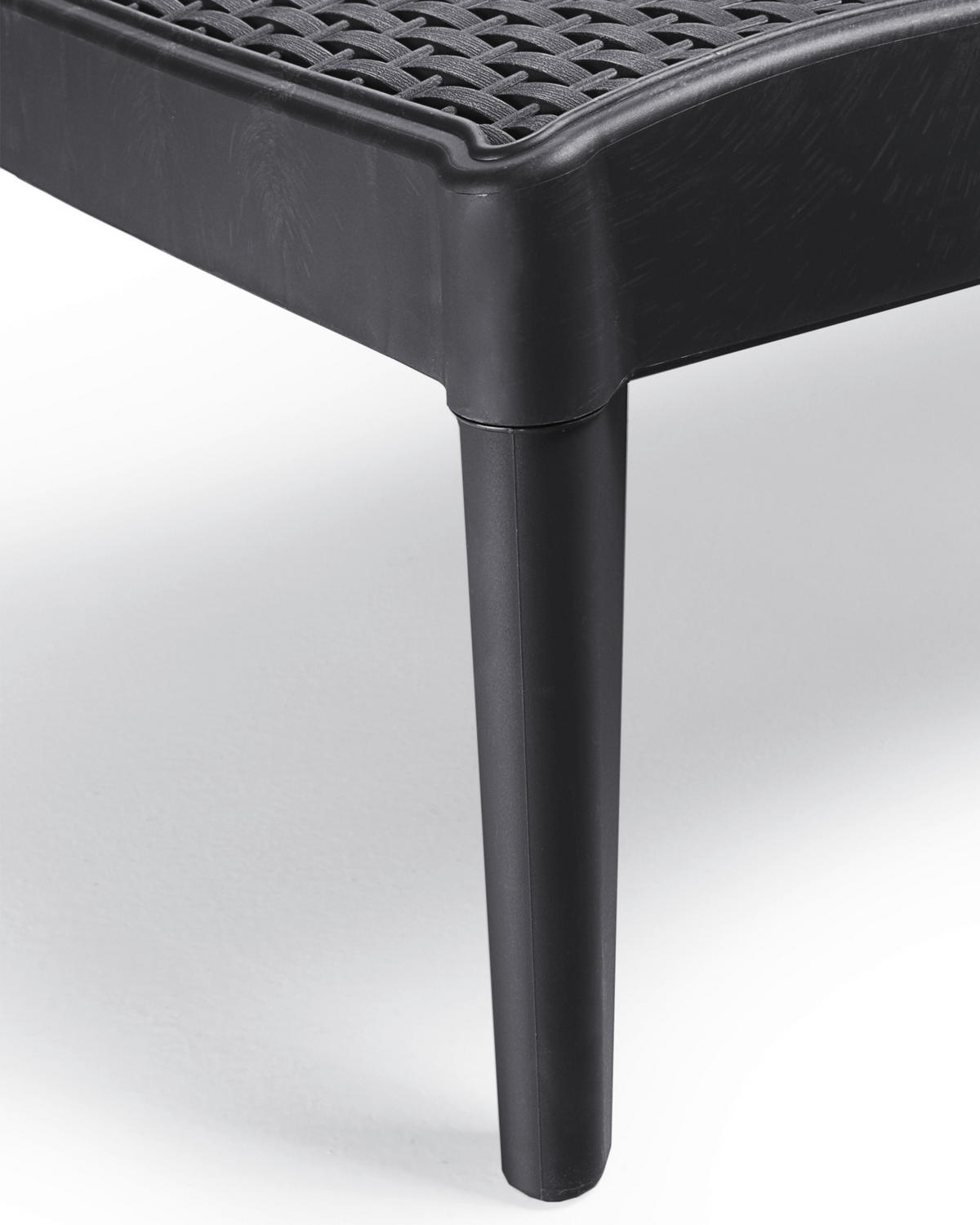 SONNENLIEGE 183/28,5/57 cm  - Anthrazit, Basics, Kunststoff (183/28,5/57cm)